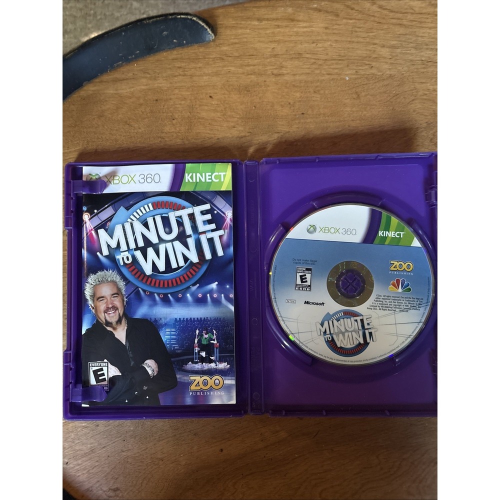 Minute to Win It (Xbox 360) CIB Super Fun - Picture 2 of 4